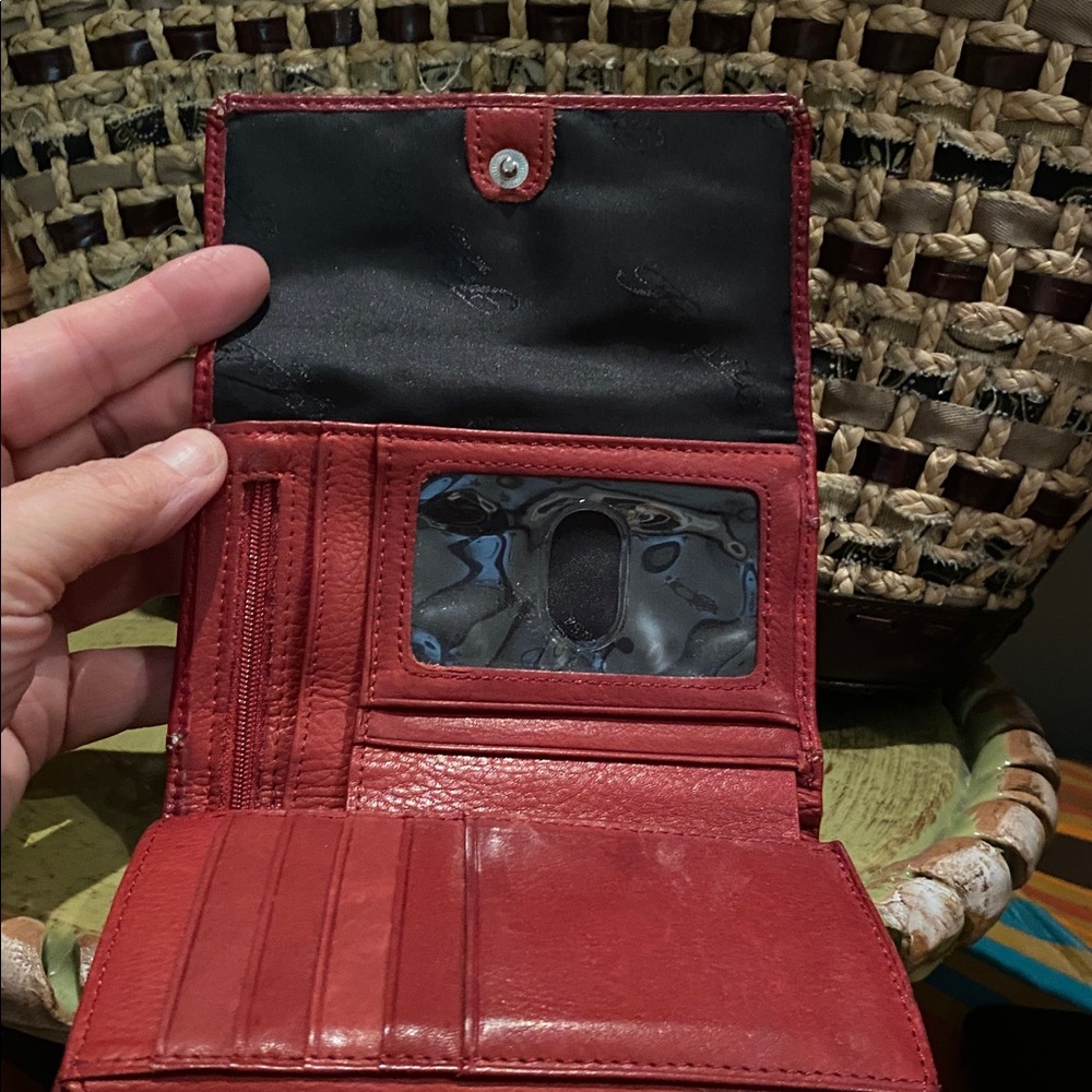 vintage fossil leather wallet - Picture 4 of 16